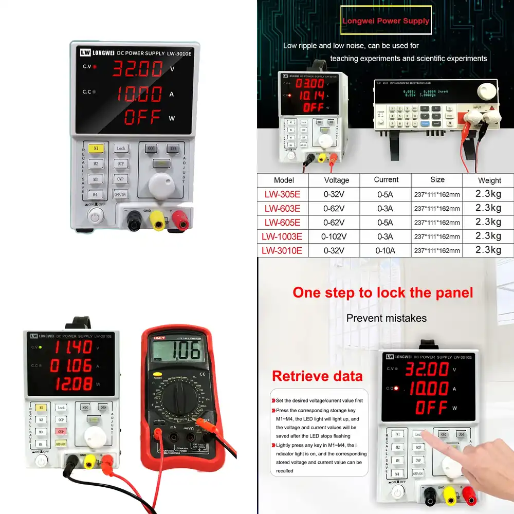 High Precision Dc Power Supply 30V 10A - Yeni Ürün 30v 10a Ayarlanabilir Yüksek