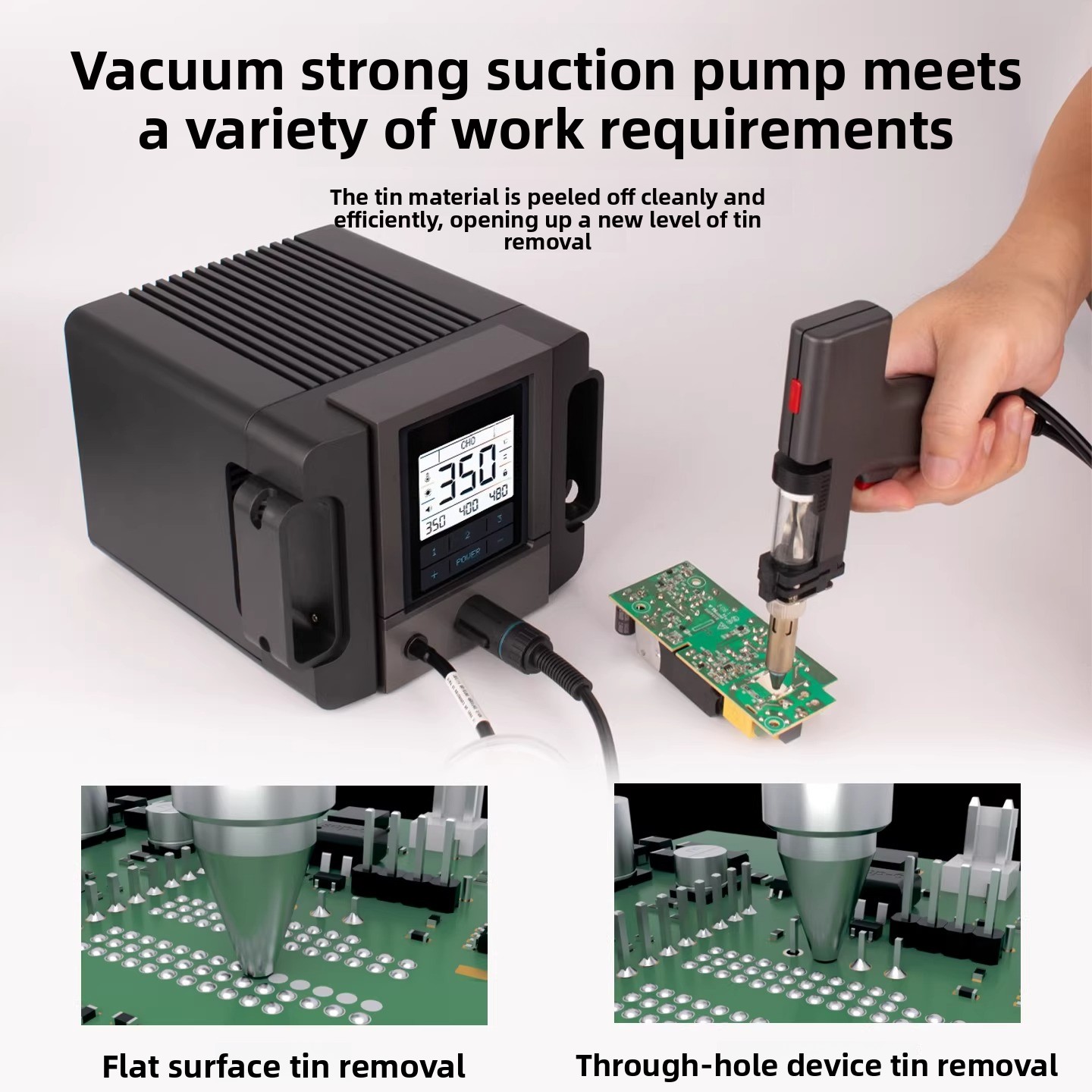 Elektrikli Lehim Sökme Pompası - Desoldering Pump Electric Vacuum Station incelemesi ve fiyatı