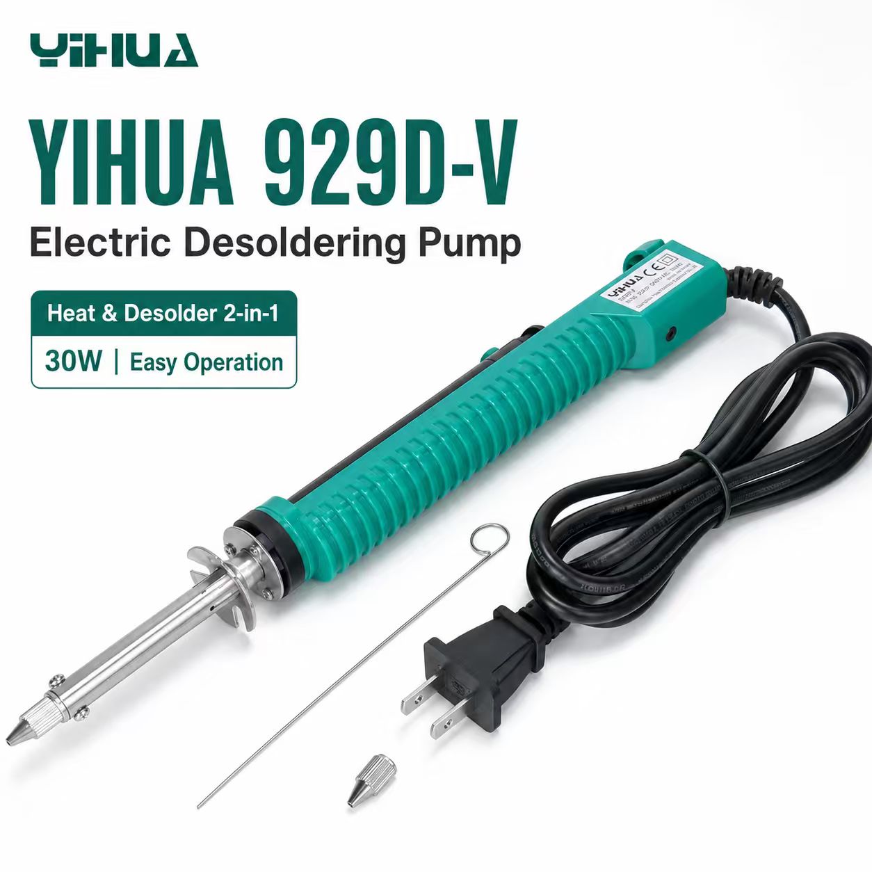 YIHUA 929D‑V 30W 2'si 1 arada  - Desoldering Pump Electric Vacuum Station incelemesi ve fiyatı